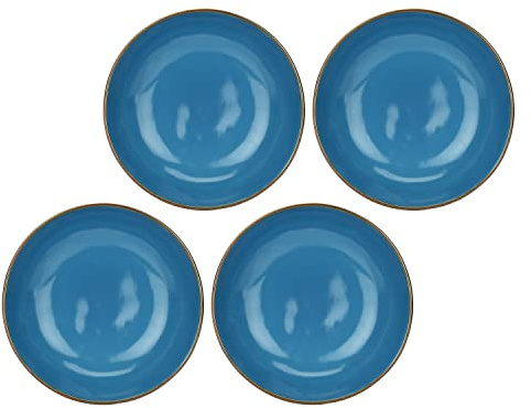 Rose & Tulipani Concerto Plato hondo azul Avio 21 cm Juego de 4 piezas Stoneware