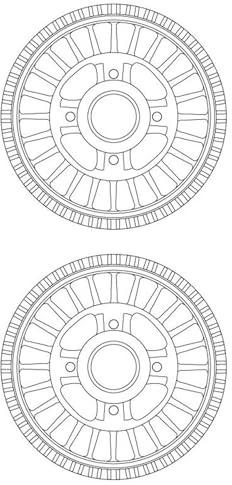 BandelOne enthält 2X TRW 228,6mm Bremstrommeln hinten passend für Dokker Lodgy Logan