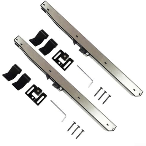 Kit porta scorrevole, 2 set kit scorrevole porta fienile, kit binario ferramenta porta fienile, kit porta scorrevole in legno, ferramenta porta rullo ammortizzatore a chiusura ammortizzata for porta f