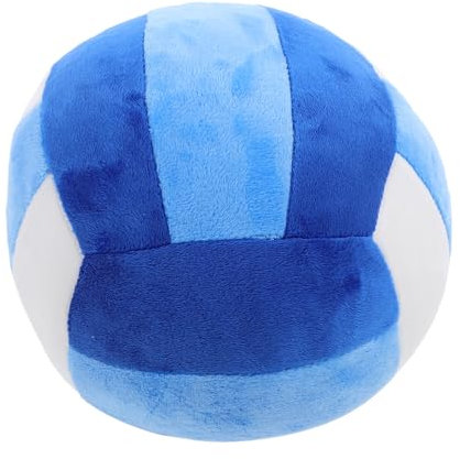 Zerodeko Weiches Gefülltes Volleyball-plüschkissen Runde Form Heim-Sport-Dekoration Für Jungenzimmer Volleyballzubehör Aus Pp-Baumwolle