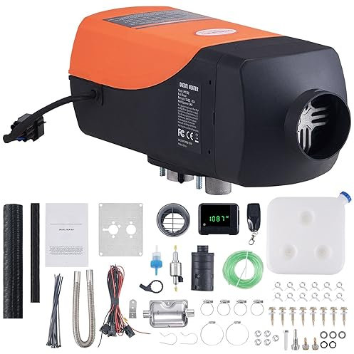 QWBDNMQP 12V 2KW Diesel Luft Heizung mit LCD Display Fernbedienung für Auto Bus RV Innen