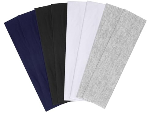Stirnband Damen Sport, 8 Stück Haarband Damen Dünn Elastisch Haarbänder Antirutsch Headband Weiches Hair Band Yoga Fitness Laufen