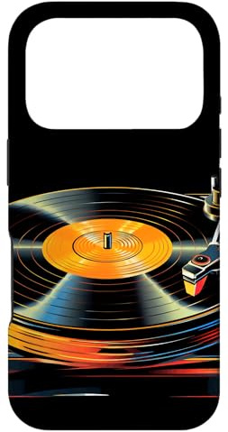 Tourne-Disque Vinyle des années 80 et 90 Musicien DJ Coque pour iPhone 17 Pro