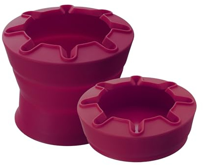 LAMY Wasserbecher aquaplus multired - ideal für den Schulunterricht - faltbarer Wasserbecher mit Pinselablage - Pinselbecher zum Malen