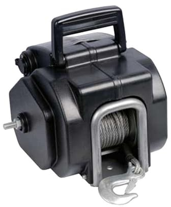 SMTYXS Winch Rubber Boat Marine Electric Winch Portable Marine Yacht Electric Winch Small Crane Tractor Powerful Performance