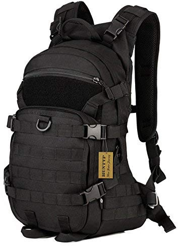 HUNTVP Taktischer MOLLE-Rucksack, 25 l, mit Trinkblasentasche