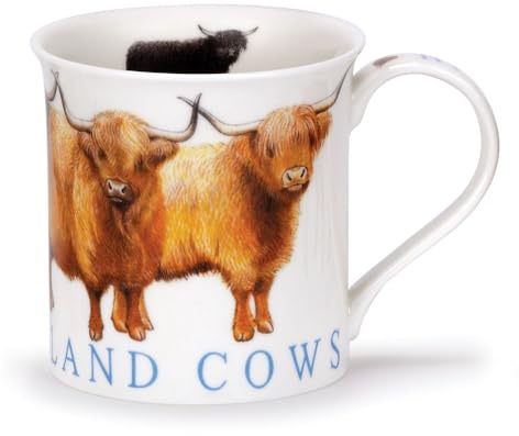 Dunoon en porcelaine anglaise Écosse Collection Mug - Highland Cow