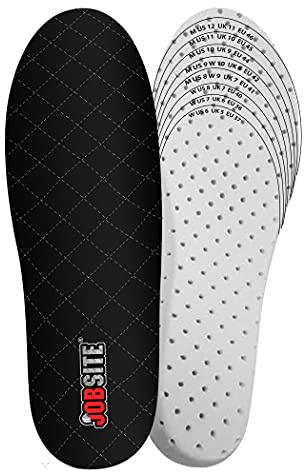 JobSite Warm Feet Thermal Insoles – 3M Thinsulate Insulation - Men 8-13 Women 6-11 - 1 Pair