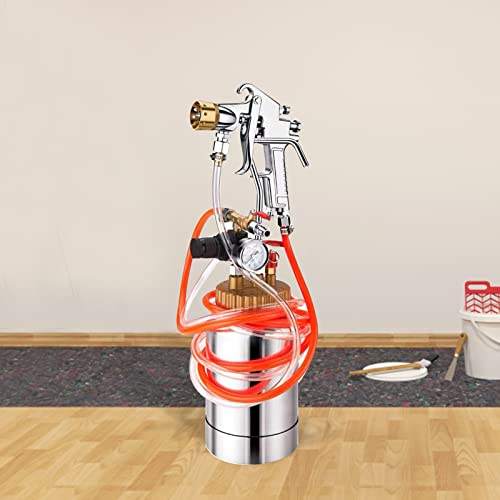 YJINGRUI 2L Tanque de Presión Pintura con Pistola Pulverizadora Manguera Regulador de Presión para Pintura Multicolor de Látex Pintura Industrial Comercial(tamaño de Boquilla: 1,8 mm)