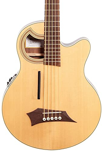 Warwick RockBass Alien Deluxe Hybrid Thinline - Natural Transparent Satin