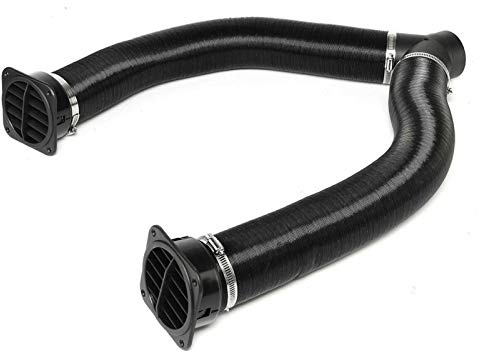 75mm Heizungskanal Lüftungsschlauch T Stück Lufteinlassrohr Warmluftauslass Schlauchschellen für Webasto Diesel Parking Diesel Heater