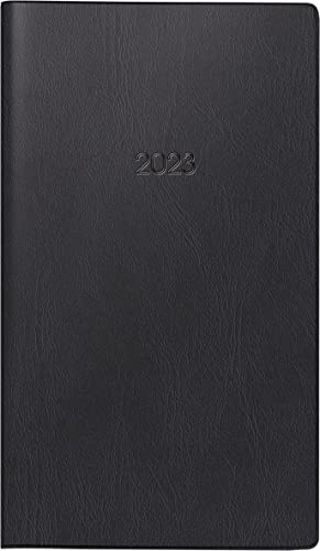 BRUNNEN Wochenkalender Modell 755 2023 Blattgröße 8,7 x 15,3 cm schwarz