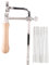 Puooifrty Scie Professionnelle Ajustable Arc Bois Manche de Cadre de Scie Outils de Main Cadre de Scie Bijoutier