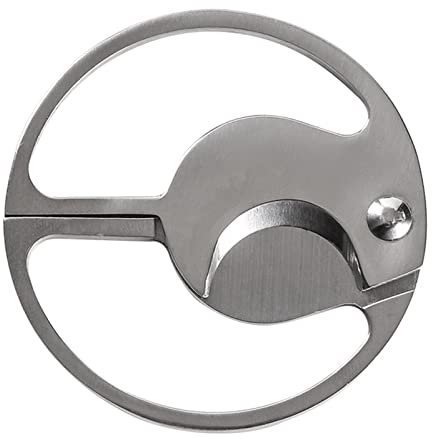 Rianpesn Tagliasigari Forbice, Cesoie per sigari Portatili Rotonde, Accessori per sigari Portatili con Lama Doppio Taglio ghigliottina in Acciaio Inossidabile