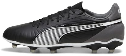 Puma King Match Fg/AG, Scarpe da Calcio Unisex - Adulto, Puma Black Puma White Cool Dark Gray, 40.5 EU