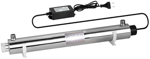 12 GPM 55W Esterilizador Ultravioleta UV desinfección Agua de Acero Inoxidable 304 ROTEK