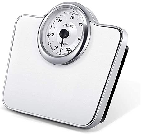 Generic Professionelle analoge Präzisionswaage mit mechanischem Zifferblatt aus Stahl, analoge Badwaage, mechanische analoge Badezimmerwaage, hochpräzise Waage, Messbereich: 0–140 kg, digitale Waage
