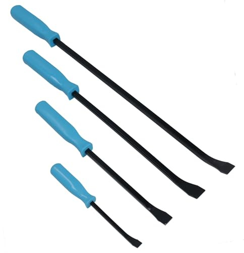 4pc Pry Bar Crow Bar Wrecking Moving Bar Lever Puller Set 180mm – 575mm