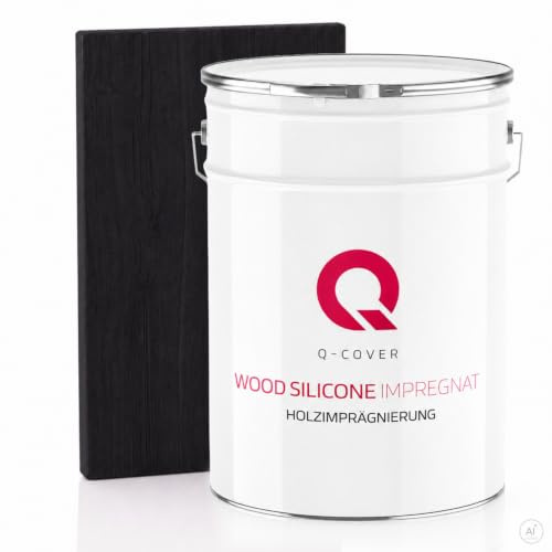 Q-COVER HOLZIMPRÄGNIERUNG Schwarz 9005 10L - Silicon Holzschutz