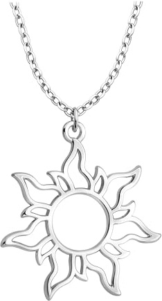 Sofia Milani - Damen Halskette 925 Silber - Sonnen Anhänger
