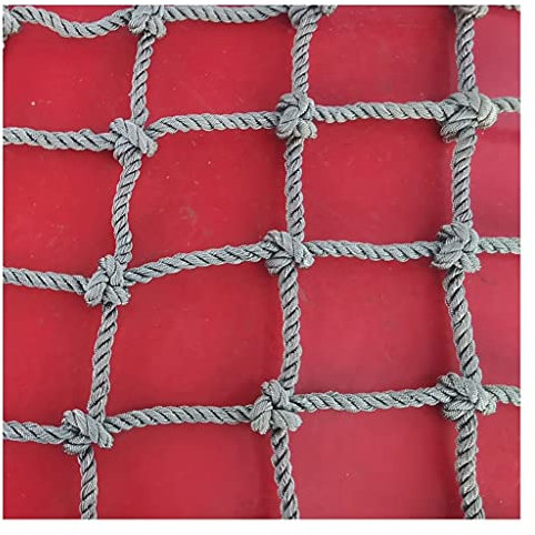 RSFUUIE Kletternetz Kinder Outdoor Schaukel Kletterwand Strickleiter Robusten Schaukelnetz für Garten(10mm,1X2m/3.3X6.6ft)