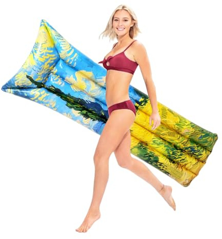 Balakaka Matelas Gonflable Piscine 170 * 60cm, PVC épaissi Flotteur de Matelas Gonflable Piscine Adulte, Été Plage Jouets d'eau Flottants pour la Plage et la Piscine