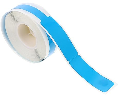 Uonlytech Kabeletiketten Thermopapier Aufkleber Blau Flexibel Reißfest Kabelbeschriftungen Kabelmarkierungen Kabel Etiketten Thermokabel Etiketten Kennzeichnung