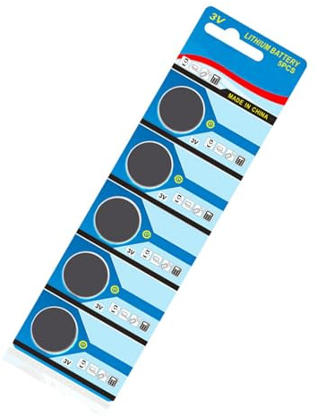 Sbshiouu 5pcs Ersatzknopf Batterie 3V CR1616 Zellmünze Lithium Batterien Für Uhrencomputer LED Light Electronic Balanced
