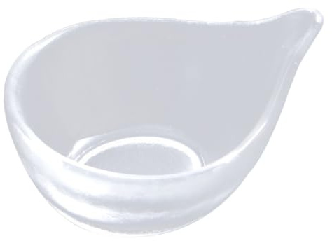 FOMIYES Household Mask Bowl Glass Essential Oils Container 120Ml Sturdy Facial Mask Mixing Bowl Lightweight Beauty Salon for Facial Skincare and Spa Use