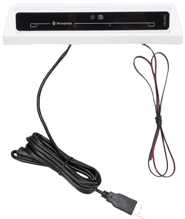 Annadue USB -högtalartelefon, 4 Mic Array Conference -högtalare och Mikrofon med 8MP -kamera, 5 M Pickup -intervall, Brusavbrott, Plug & Play, för Videosamtal & Självtjänstkiosker