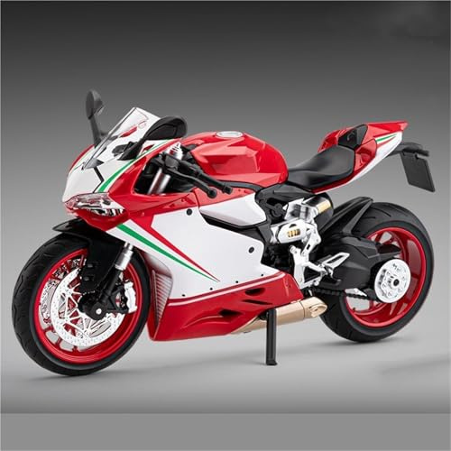 För 1199 Panigale Legering Gjuten Motorcykelmodell Leksaksfordon Samling Terrängmotorcykel Leksaksbil 1:9