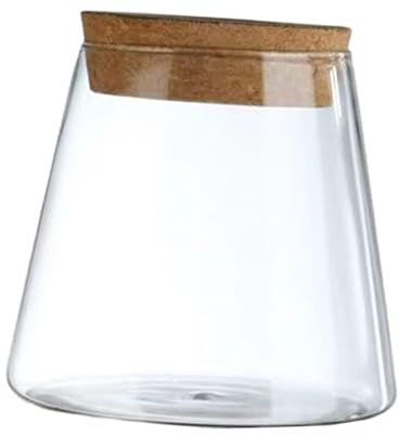WNDUOKXH Hydroponiska växter Mittpunkt Kontor Heminredning Snygg Glasvas För Alla Tillfällen Skrivbordsväxt Terrarium Trälock Hydroponisk Vas Textur Är Fin Glasplanterstation Vattenplantering