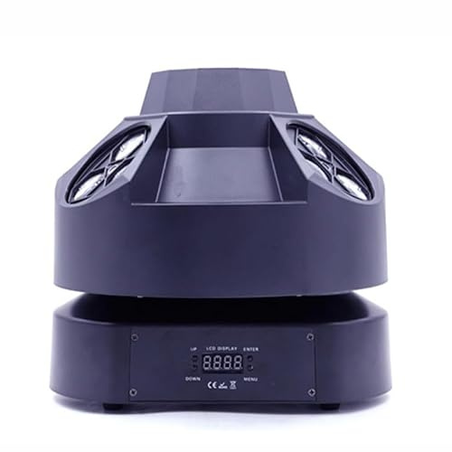 ZADCCS Luci da palcoscenico, 12X15W LED Beam Moving Head Light RGBW 4IN1 Super Bee Eye Strobe RGB DMX512 DJ Disco Stage Party Prom Bar Club(With Remote)