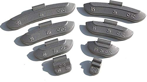 5-30g Schlaggewichte Auswuchtgewichte Wuchtgewichte Sortiment für Stahlfelgen 600 Stück (je 100 von 5g, 10g, 15g, 20g, 25g und 30g) …