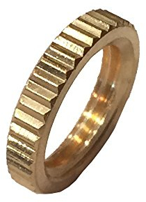 10x Messing Rändelmutter M13x1 – Kordelmutter, Ziermutter, Gewindemutter, für dekorative Befestigungen