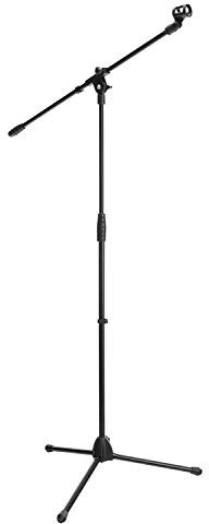 rockmusic - Soporte para micrófono TP MILLENIUM S007PBK pie de microfono jirafa negro