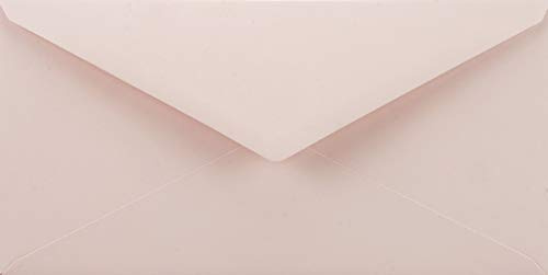 Netuno 25 blekrosa kuvert DL 110 x 220 mm eleganta och raffinerade