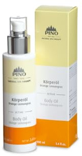 Pino Körperöl Orange Lemongras, Naturreines Pflegeöl, 100 ml