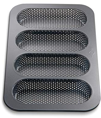 Küchenprofi KP810081004 Mini-Baguette-Form-KP810081004 Mini-Baguette-Form, Stahl