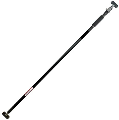 Scorprotect® Schnellspannstütze Decken- und Montagestütze Teleskopstange Klemmstütze 160-290 cm schwarz