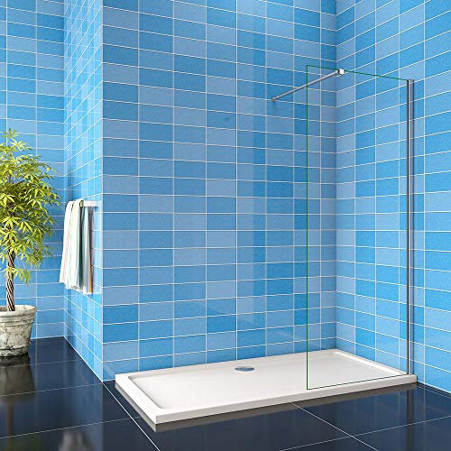 700x1900mm Xinyang Bathroom Walk in Wet Room Shower Enclosure Shower Screen 8mm Easy Clean Glass Panel