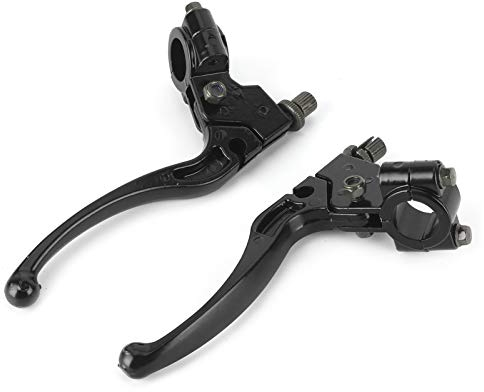Leva Frizione Moto, Coppia Leve Frizione Moto Universali Maniglia Freno a Tamburo per Dirt Bike ATV con Manubrio da 22 Mmmm