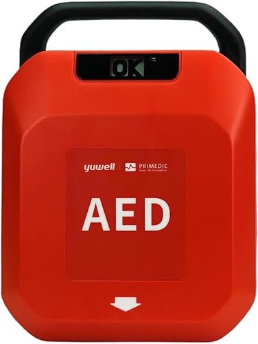 First aid defibrillator for laypeople and Professionals with Automatic Shock delivery Primedic HeartSave YA, 8 Year Warranty from the Manufacturer, Language: GER/EN
