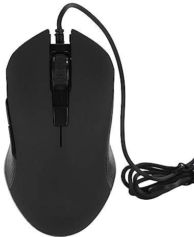 Goshyda Souris de Jeu Filaire, Interface USB, Conception Ergonomique, Capteur Optique, Micro-actionneur Original Sensible, Souris D'ordinateur pour Jeu de Bureau