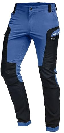 PUMA Workwear ProOne Adventure - Pantaloni da trekking da uomo, traspiranti e durevoli, parzialmente idrorepellenti, ripstop cargo, Celeste, 4XL