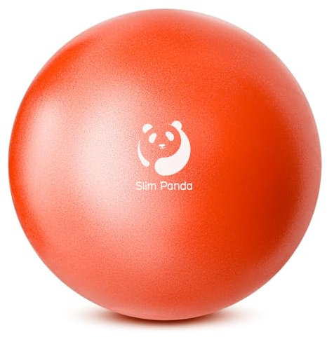Smal panda pilatesboll, 23 cm liten träningsboll, anti-bristande mini yogaboll för stabilitet, träning, barre, kärnstyrka, sjukgymnastik, balans, stretching