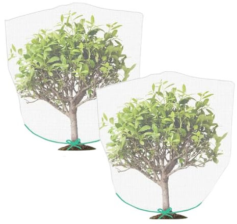 2PCS Fruit Tree Netting,fruit Tree Netting Bird Protection,plant Covers Outside,Effectively Prevent The Invasion of Insects and Birds,Suitable for Citrus Trees, Cherry Trees.