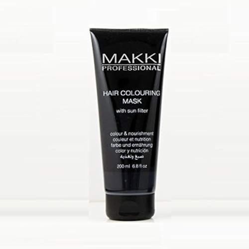 Makki halvpermanent hårfärg mask färg och näring grå/grå