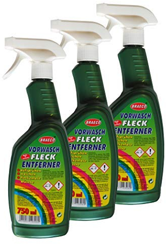 12 x Vorwasch-Fleckentferner 750ml, Flecken-Entferner, Reinigungsmittel