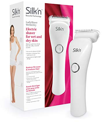 Silk'n LadyShave Wet & Dry - Elektrischer Damenrasierer - Nasse und Trockene Haut